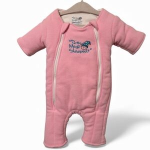 Baby Merlin’s Magic Sleepsuit – Pink Fleece, Size Small: 3–6 Months (NWT)